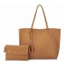 Women's Faux Leather Tote Shoulder Purses Bag for women, Big Capacity Tassel Handbag